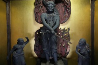 お前立・不動明王及び二童子立像